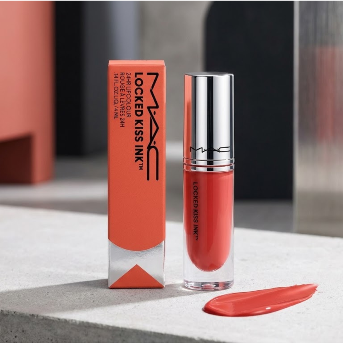 MAC Locked Kiss Ink 24HR Liquid Lipstick Lipcolour 4ml - 92 Brazen