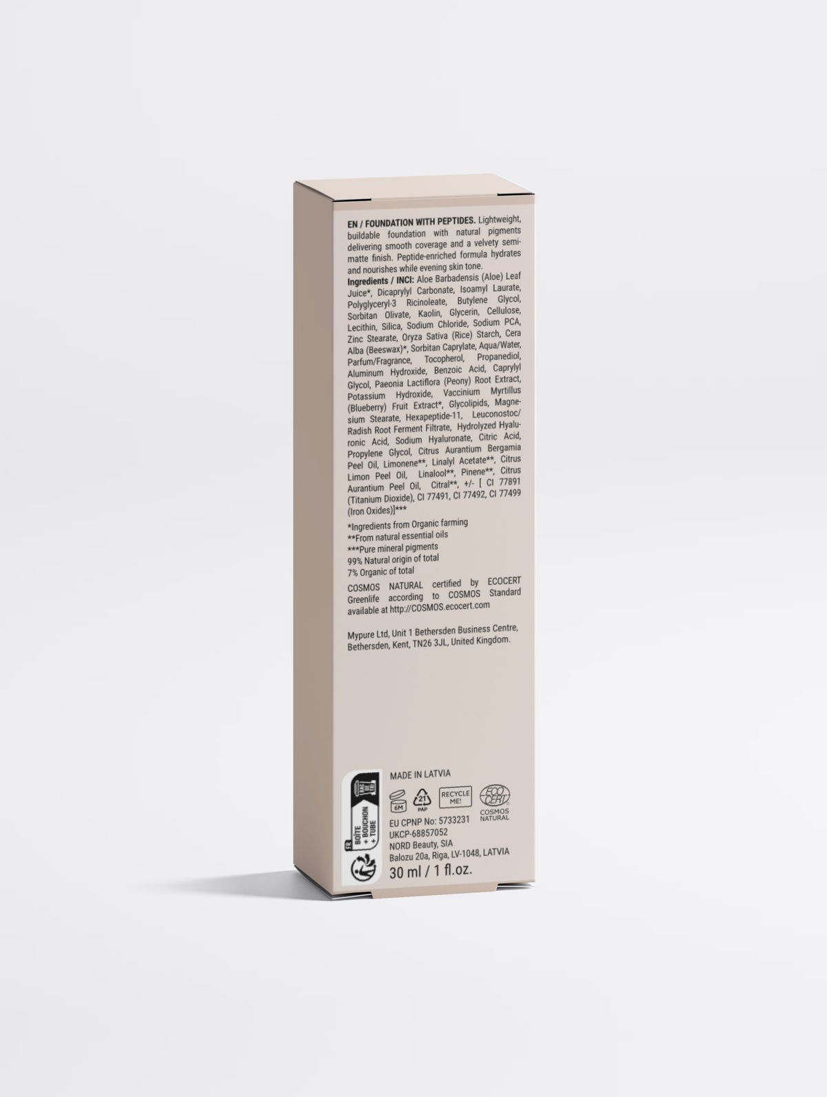 Foundation with Peptides, 40 Deep Neutral