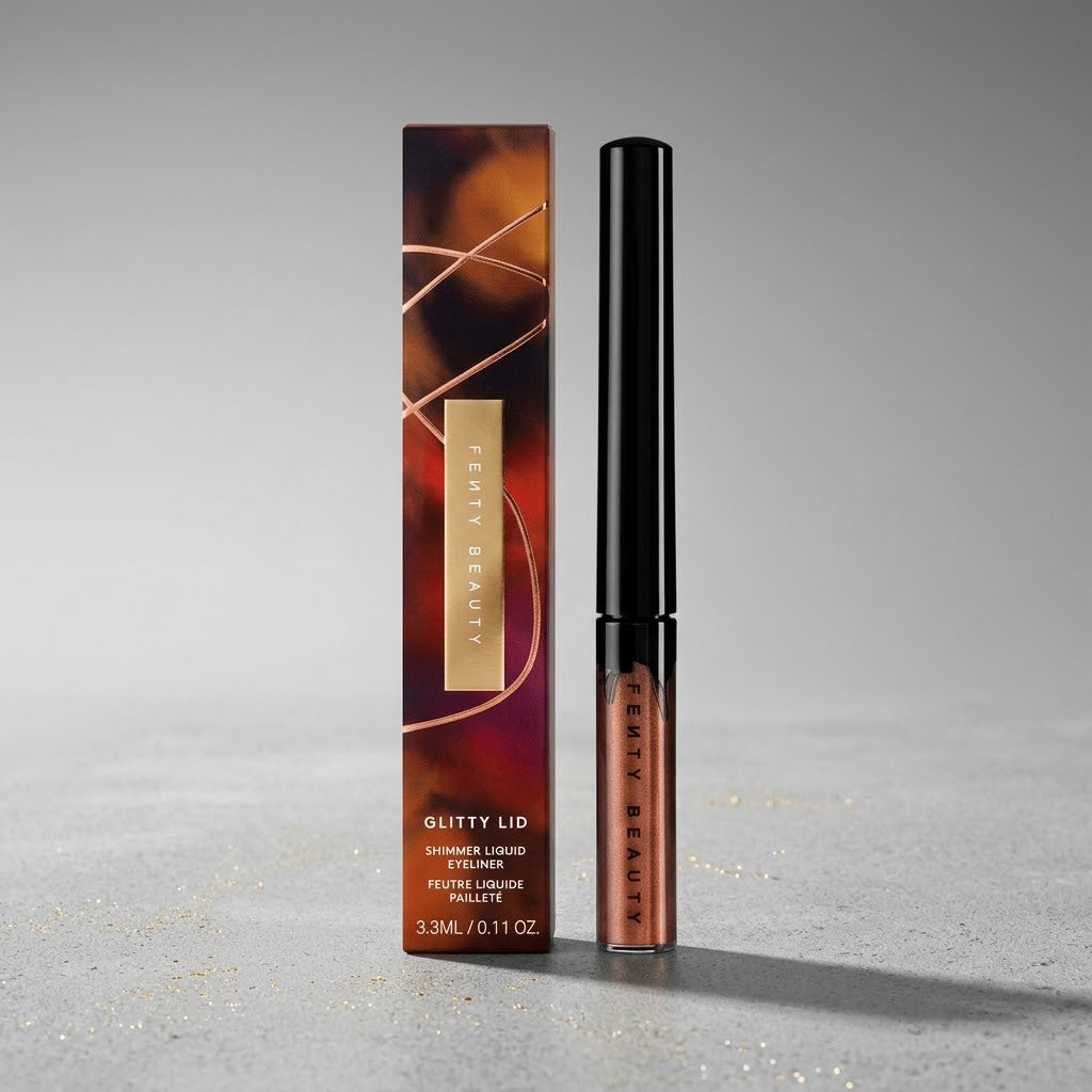 Fenty Beauty Glitty Lid Shimmer Liquid Eyeliner – Rose Gold (3.3ml)