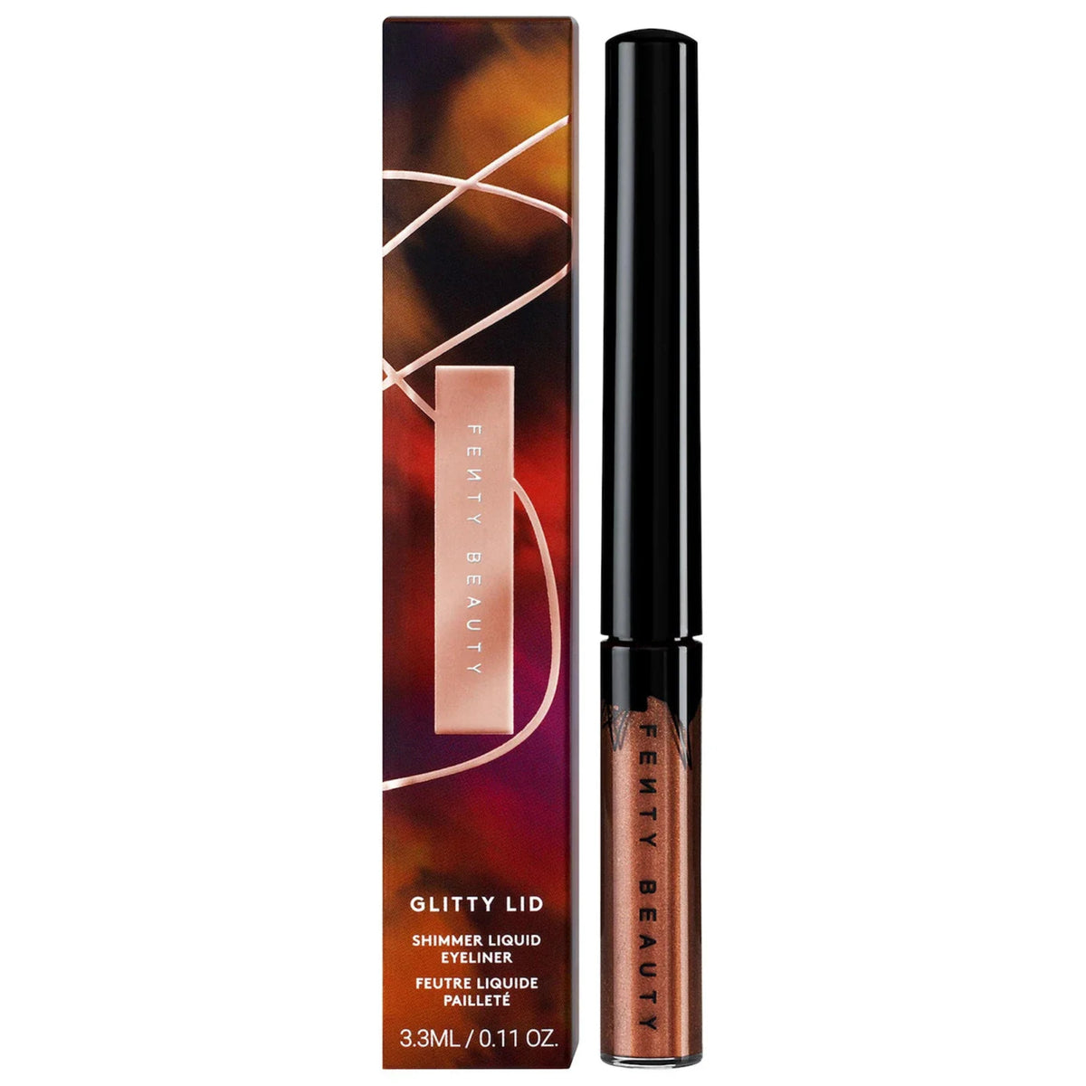 Fenty Beauty Glitty Lid Shimmer Liquid Eyeliner 3.3ml - Bronze Limited Edition