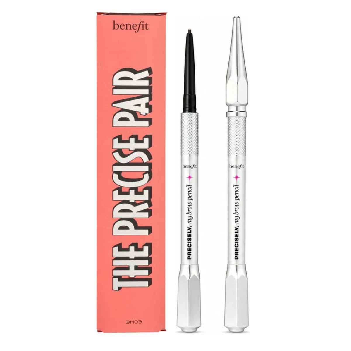 Benefit Precisely, My Brow Pencil Duo Set – Shade 04 Warm Deep Brown
