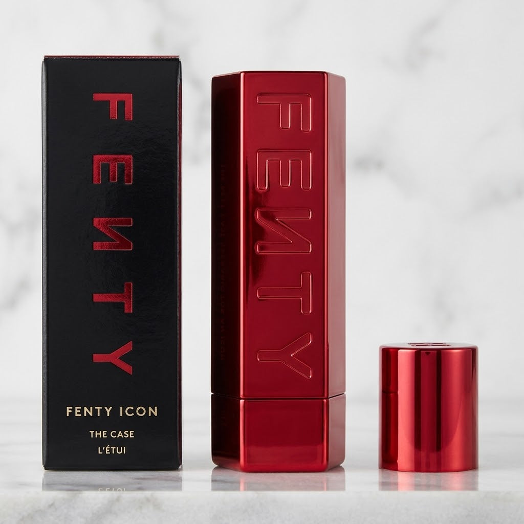 Fenty Beauty Icon The Case Refillable Lipstick Case - Red Empty