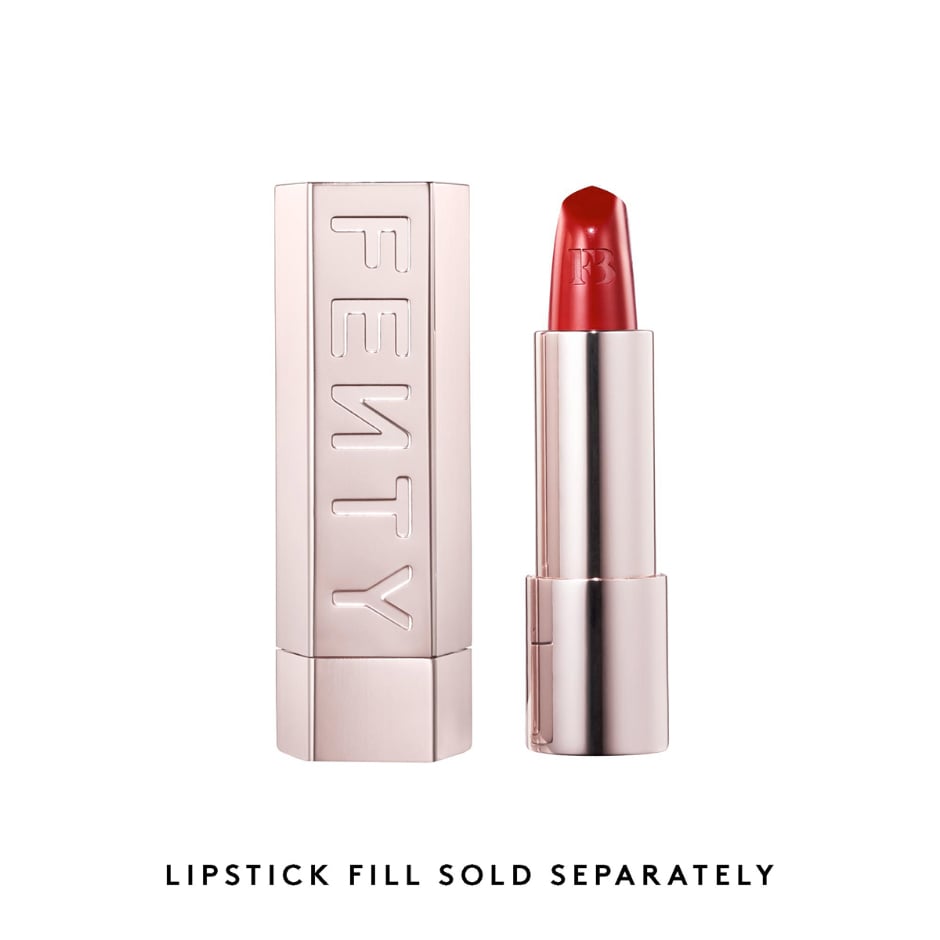 Fenty Beauty Icon The Case Refillable Lipstick Case - Metallic Nude Empty