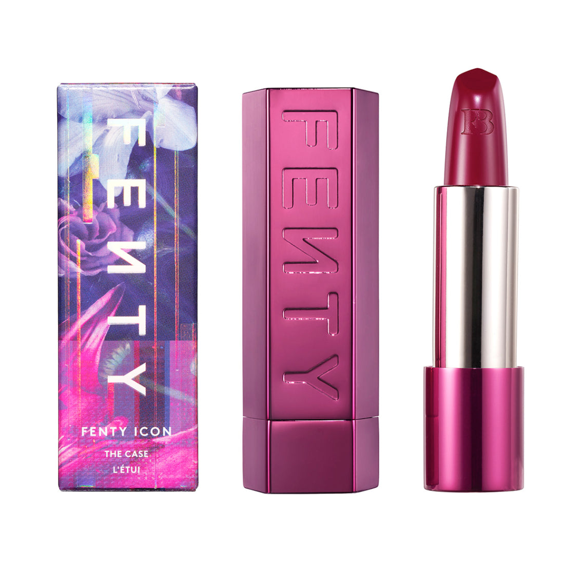 Fenty Beauty Icon Refillable Lipstick Case - Berry Edition 3,8g