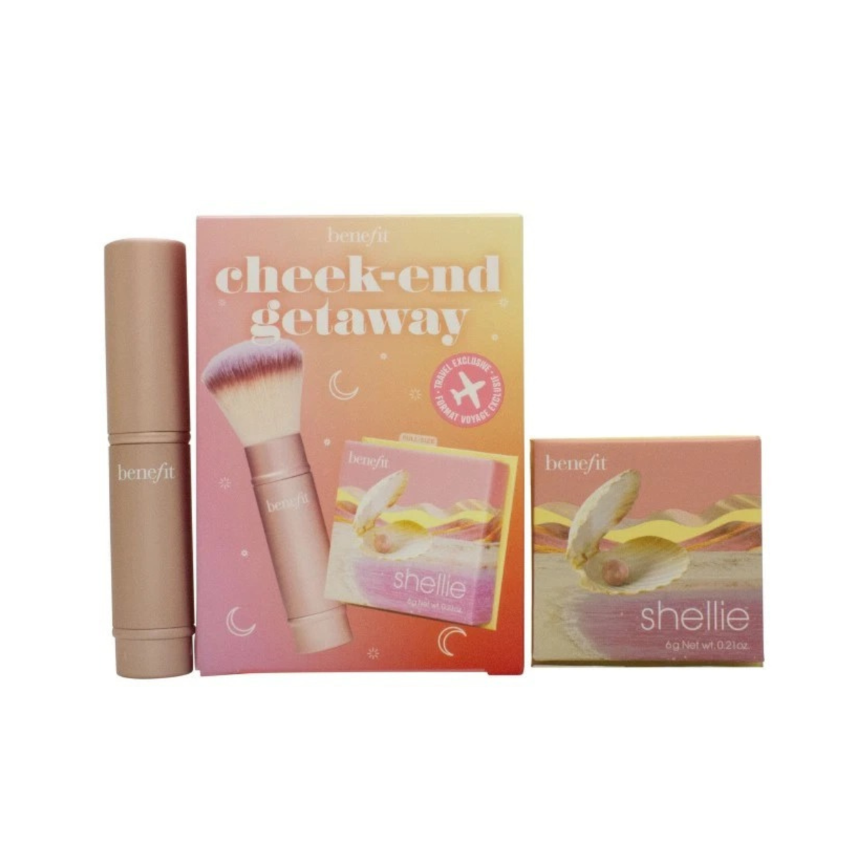 Benefit Shellie Blush Cheek‑End Getaway Set – 6g