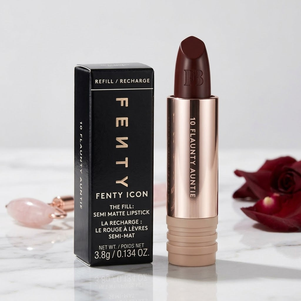 Fenty Beauty Icon The Fill Semi-Matte Lipstick 3.8g - Flaunty Auntie Refill